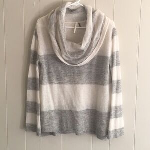 Free People Striped Cowl Neck Sweater. Size S.